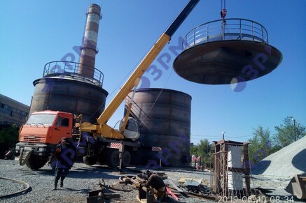 РВС-300 м3 для битума в Новосибирске - Опытный завод резервуаров и металлоконструкций