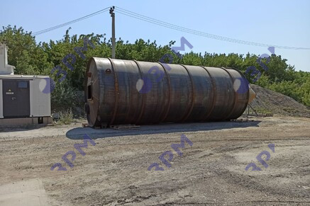 Силос 100 м3 для минерального порошка и других сыпучих материалов  в Новосибирске - Опытный завод резервуаров и металлоконструкций