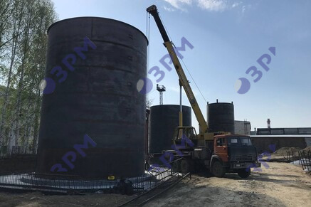 Резервуары РВС-300 и РВС-100 для трансформаторного масла в Новосибирске - Опытный завод резервуаров и металлоконструкций