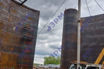 РВС-5000 м3 для битума в Новосибирске - Опытный завод резервуаров и металлоконструкций